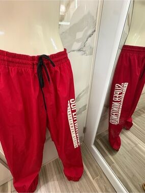 Nintendo Red Elastic Waist Joggers